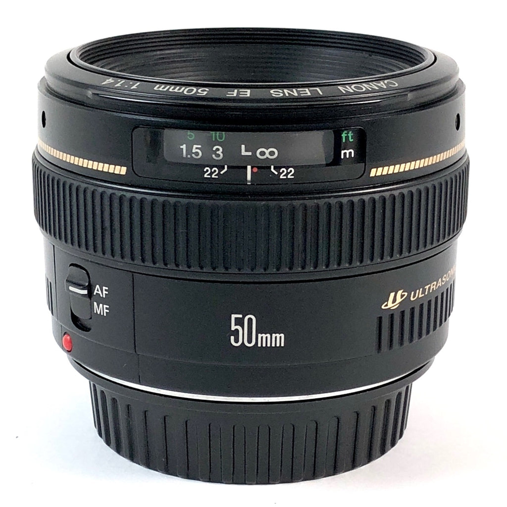 キヤノン Canon EF 50mm F1.4 USM 一眼カメラ用レンズ（オートフォーカス） 【中古】