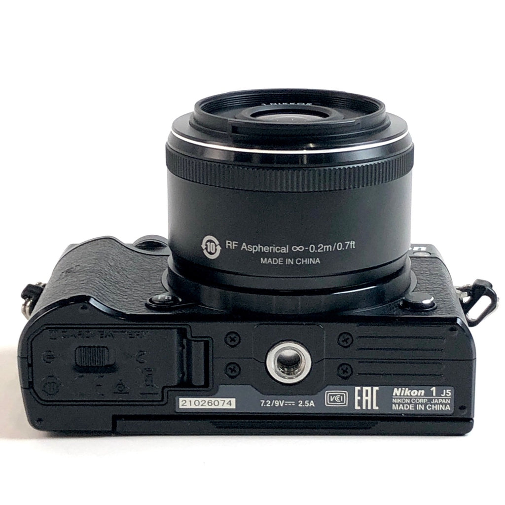 ニコン Nikon 1 J5 + 1 NIKKOR 18.5mm F1.8 デジタル ミラーレス 一眼カメラ 【中古】