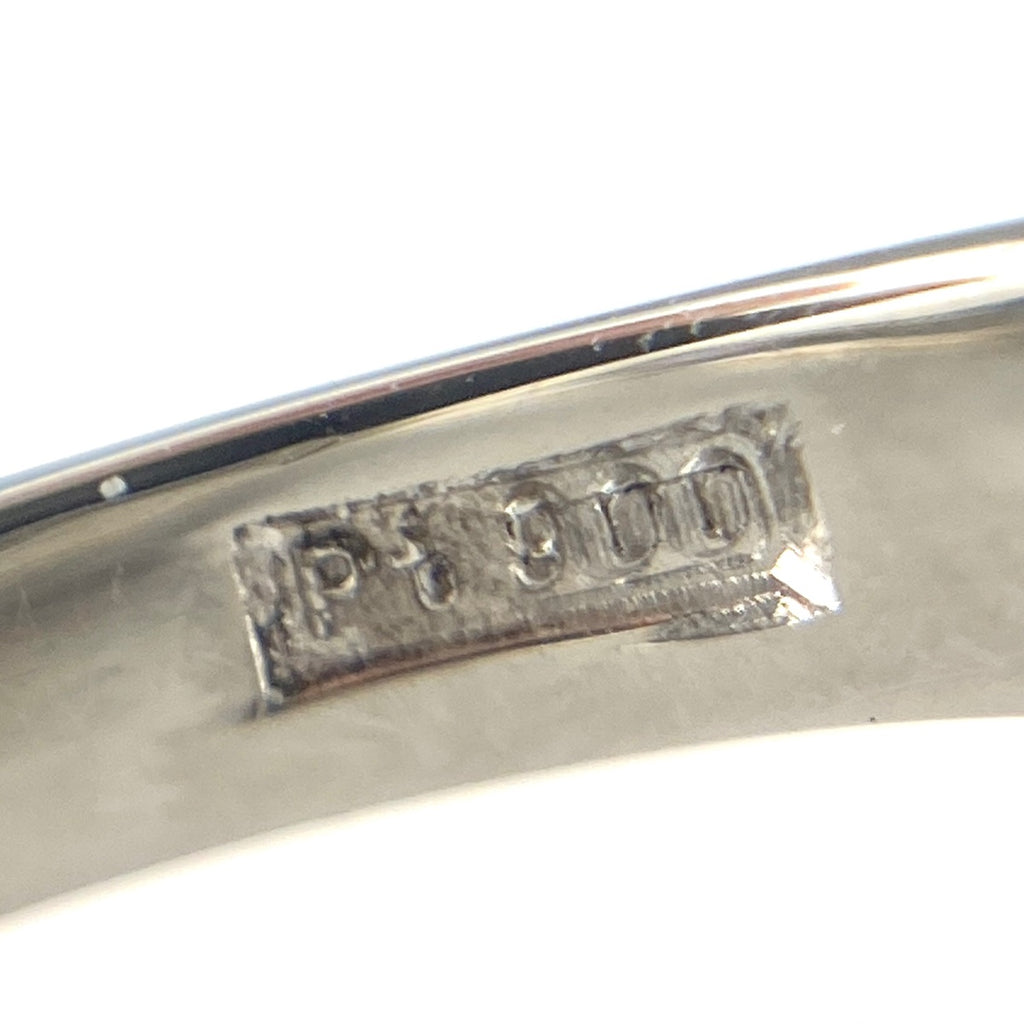 スターサファイア デザインリング プラチナ 指輪 メレダイヤ リング 10号 Pt900 スターサファイア レディース 【中古】 
 ラッピング可