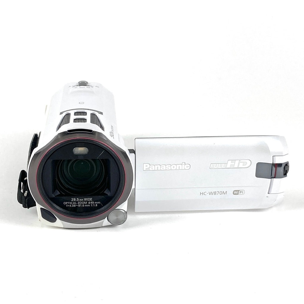 パナソニック Panasonic デジタルハイビジョンビデオカメラ HC-W870M-W ホワイト デジタルビデオカメラ 【中古】