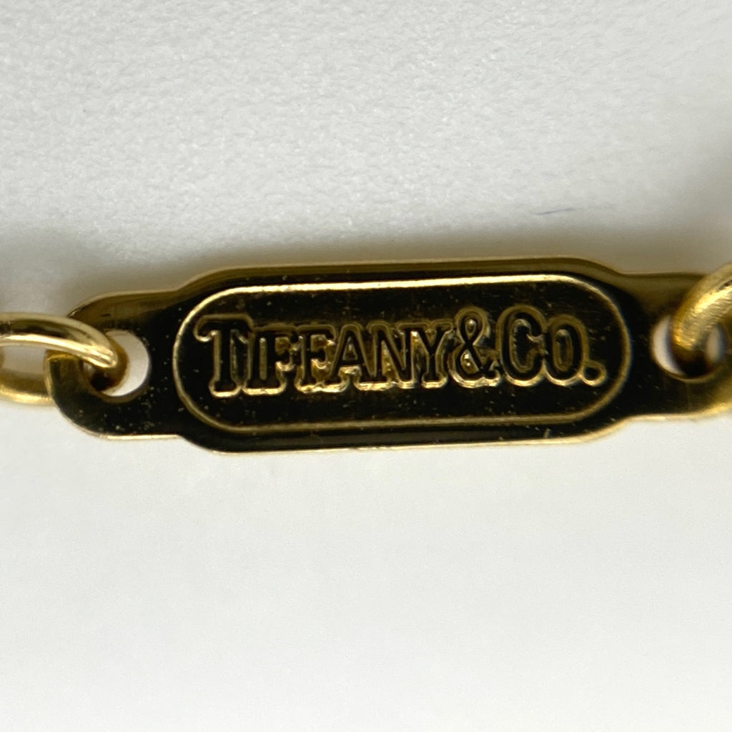 ティファニー クルーシ フォーム ネックレス YG イエローゴールド ペンダント ネックレス 750 ダイヤモンド レディース 【中古】brjwl