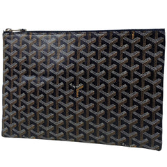 ゴヤール ロゴ クラッチバッグ クラッチバッグ コーティングキャンバス ブラック レディース 【中古】brbag