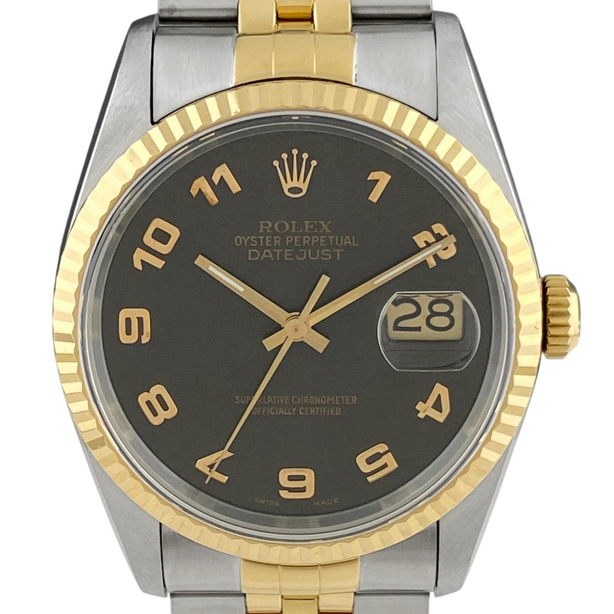 ROLEX デイトジャスト 16233 R番 箱、保証書有 オーバーホール済 バイセル公式】【OH済】【保証書】ロレックス デイトジャスト 16233