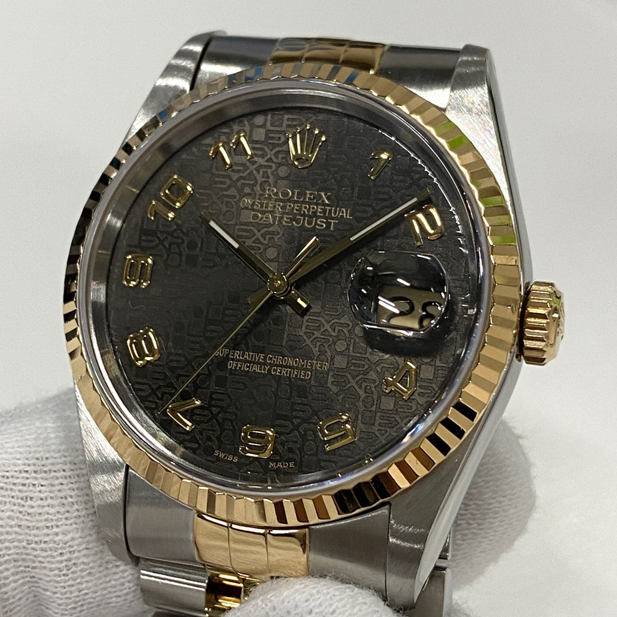 ROLEX デイトジャスト 16233 R番 箱、保証書有 オーバーホール済 バイセル公式】【OH済】【保証書】ロレックス デイトジャスト 16233