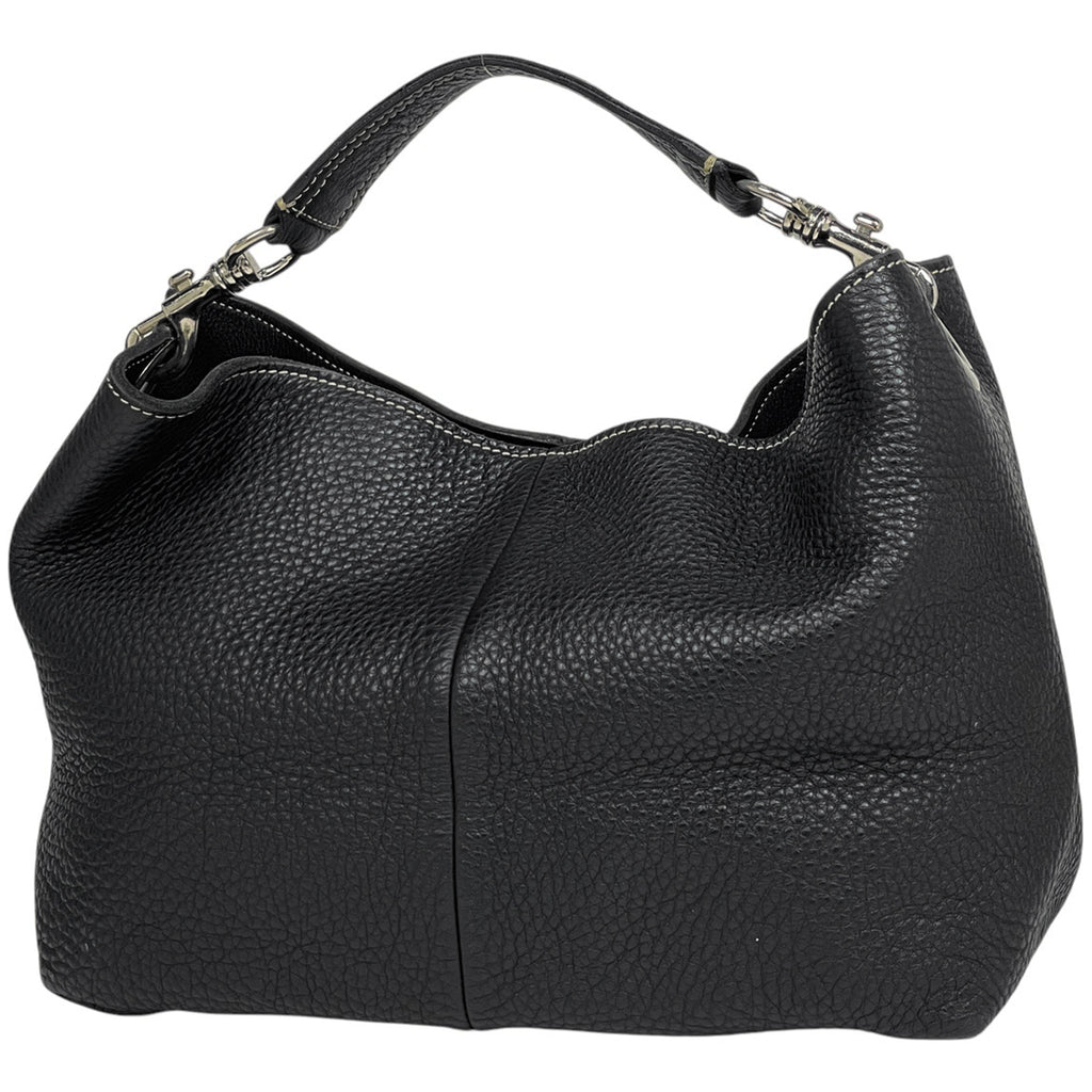 ミュウ ミュウ ロゴ ハンドバッグ ワンショルダー ハンドバッグ レザー ブラック レディース 【中古】brbag