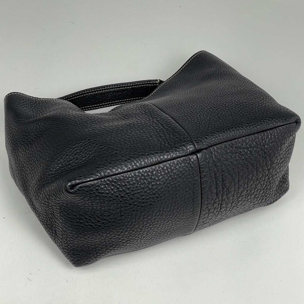 ミュウ ミュウ ロゴ ハンドバッグ ワンショルダー ハンドバッグ レザー ブラック レディース 【中古】brbag