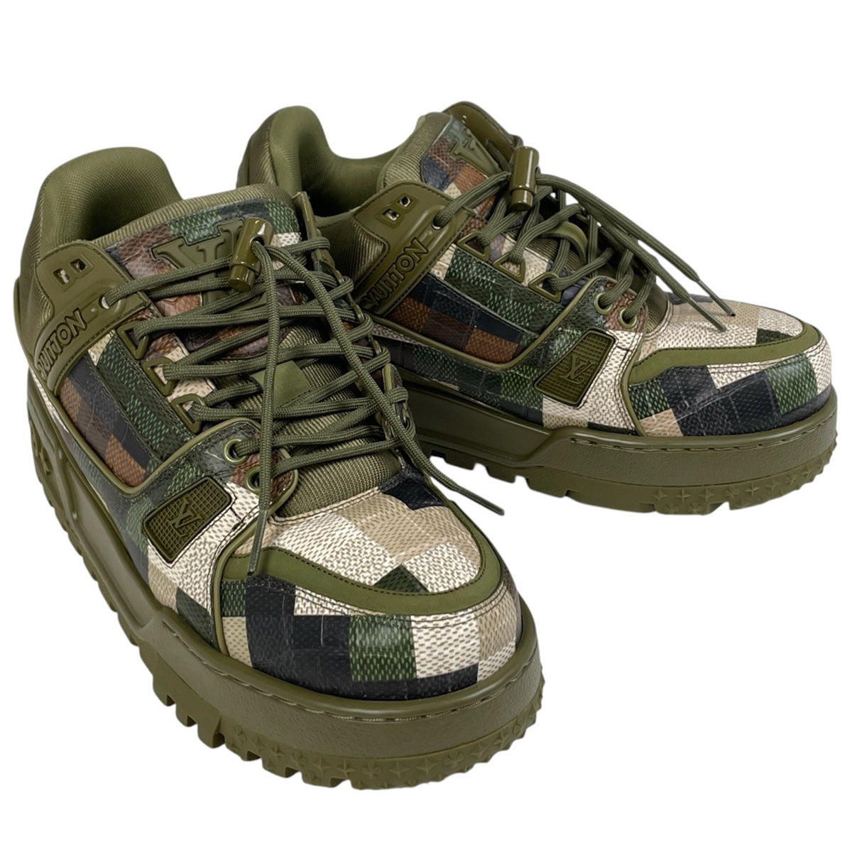 バイセル公式】ルイ・ヴィトン LV トレイナー マキシ スニーカー ダモ