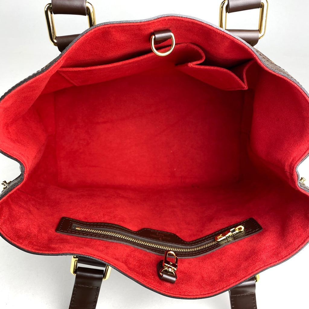 ルイ・ヴィトン ハムステッド PM ショルダーバッグ トートバッグ ダミエ ブラウン N51205 レディース 【中古】brbag