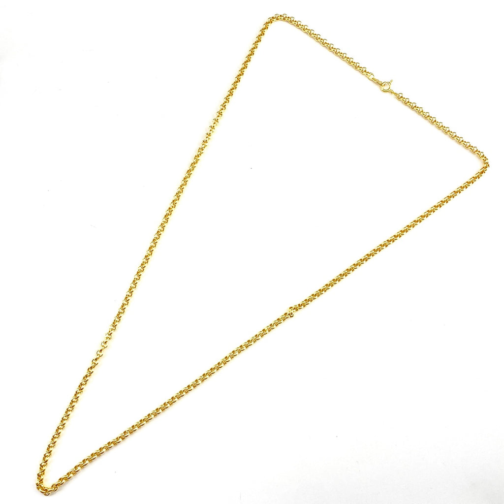 ウノアエレ デザインネックレス YG イエローゴールド ネックレス 750 レディース 【中古】brjwl