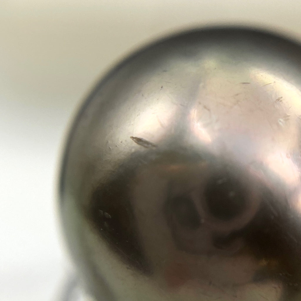 パール デザインリング プラチナ 指輪 メレダイヤ 真珠 リング 12号 Pt900 パール ダイヤモンド レディース 【中古】nbjwl