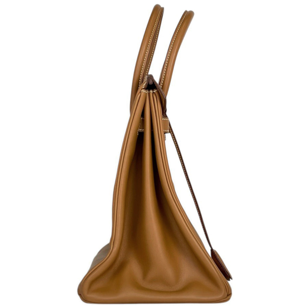 エルメス バーキン 35 ハンドバッグ ヴァッシュ ゴールド 〇Y レディース 【中古】brbag