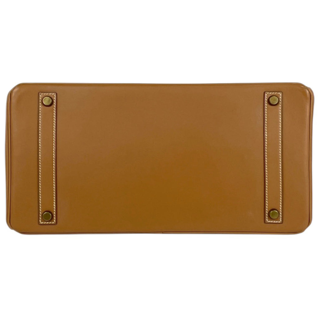 エルメス バーキン 35 ハンドバッグ ヴァッシュ ゴールド 〇Y レディース 【中古】brbag