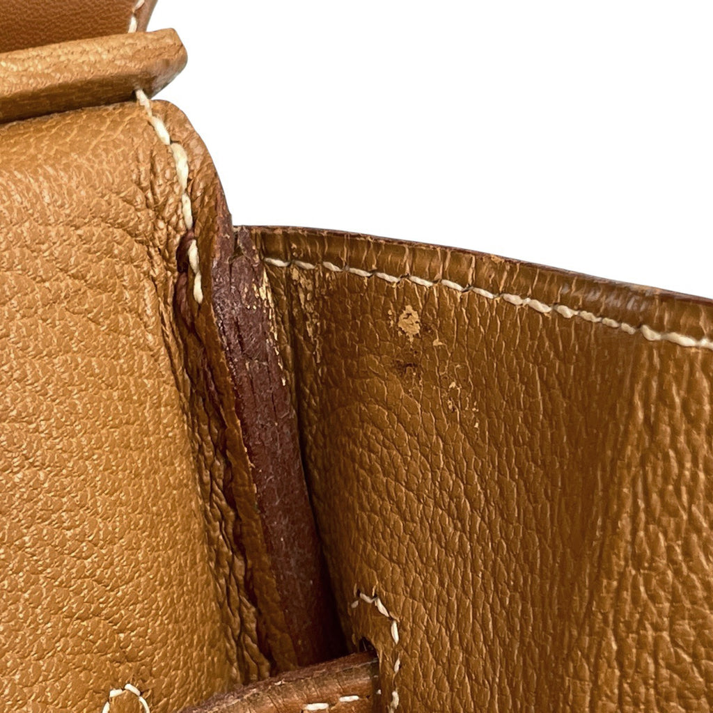 エルメス バーキン 35 ハンドバッグ ヴァッシュ ゴールド 〇Y レディース 【中古】brbag