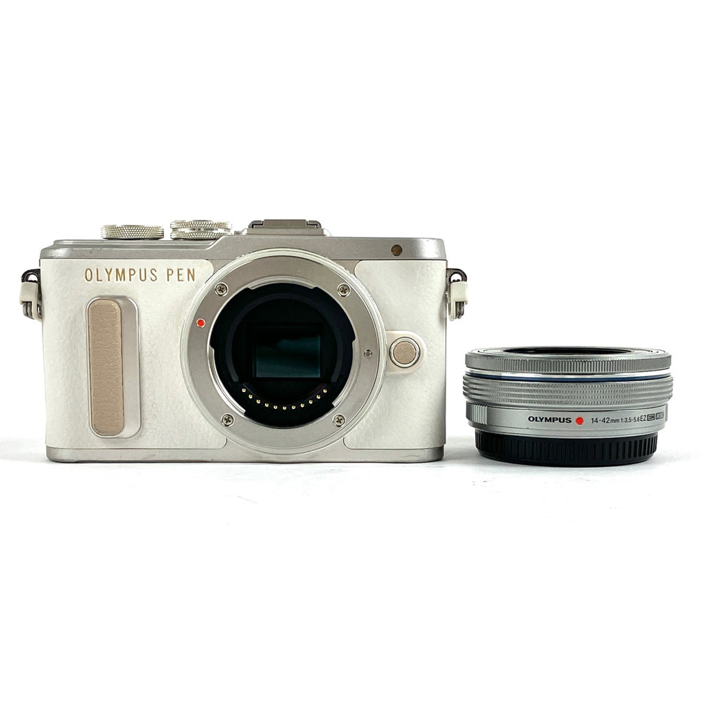 オリンパス OLYMPUS PEN E-PL8 14-42mm EZレンズキット ホワイト［ジャンク品］ デジタル ミラーレス 一眼カメラ 【中古】cambb