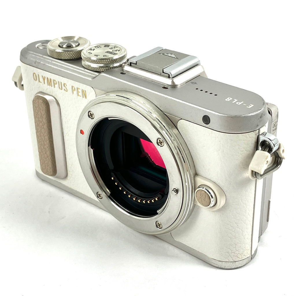 オリンパス OLYMPUS PEN E-PL8 14-42mm EZレンズキット ホワイト［ジャンク品］ デジタル ミラーレス 一眼カメラ 【中古】cambb
