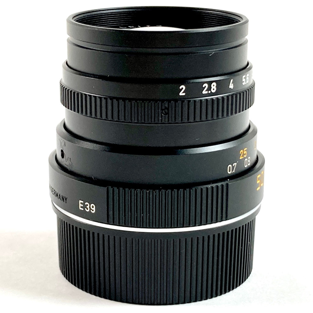 【在庫一掃】 ライカ LEICA SUMMICRON-M 50mm F2 ズミクロン 第3世代 ブラック［ジャンク品］ レンジファインダーカメラ用レンズ 【中古】cambb
