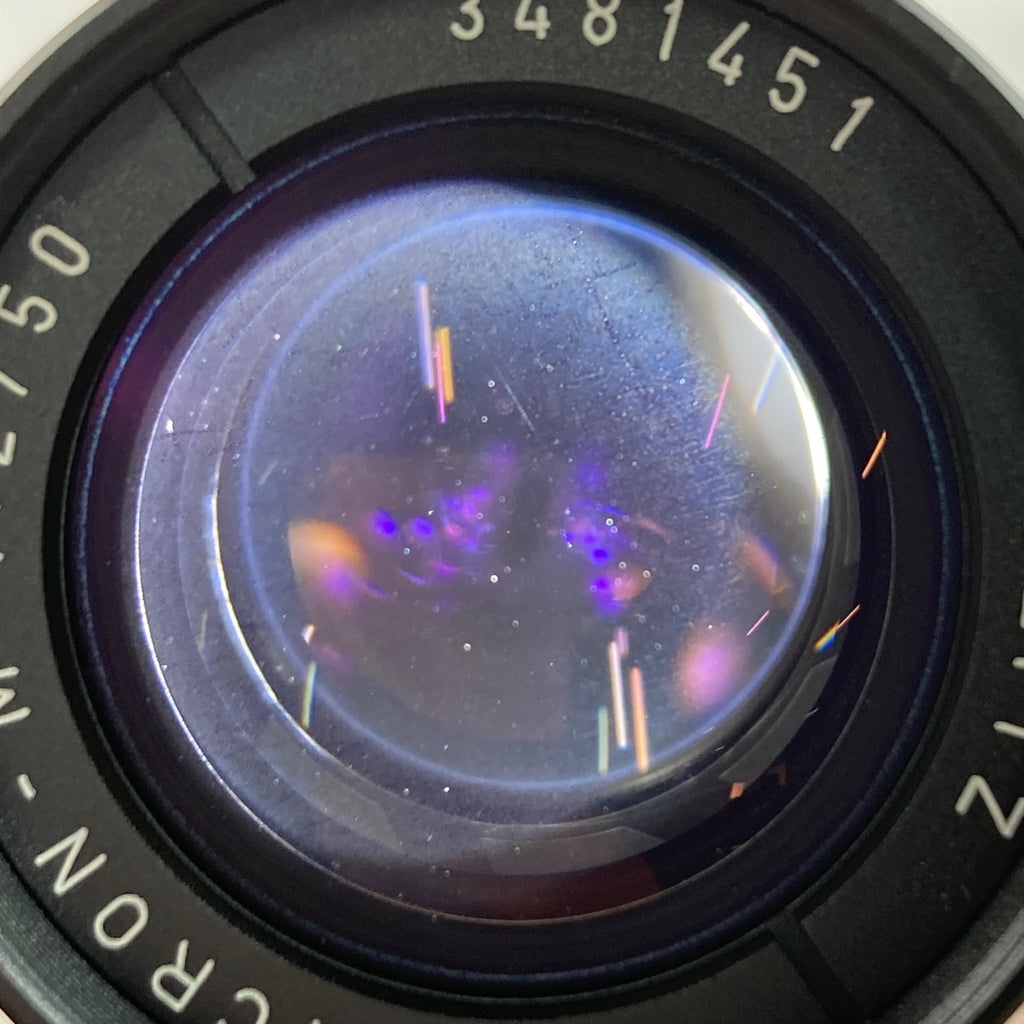 【在庫一掃】 ライカ LEICA SUMMICRON-M 50mm F2 ズミクロン 第3世代 ブラック［ジャンク品］ レンジファインダーカメラ用レンズ 【中古】cambb