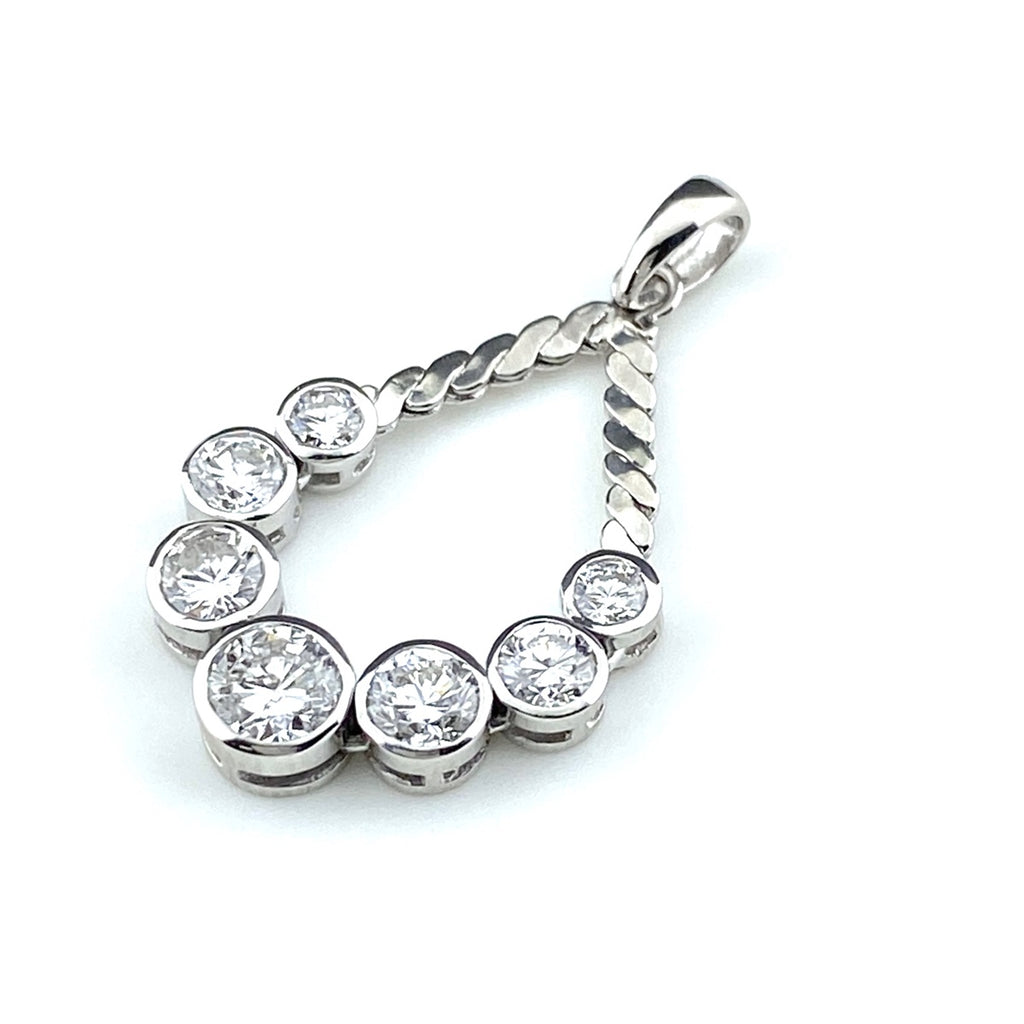 メレダイヤ デザインペンダントトップ プラチナ ペンダントトップ Pt900 ダイヤモンド レディース 【中古】nbjwl