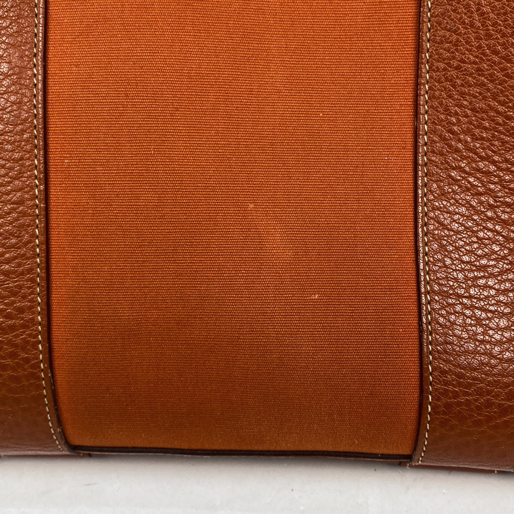 エルメス ガーデンパーティ PM ハンドバッグ トワルオフィシェ トートバッグ キャンバス オレンジ □I レディース 【中古】brbag