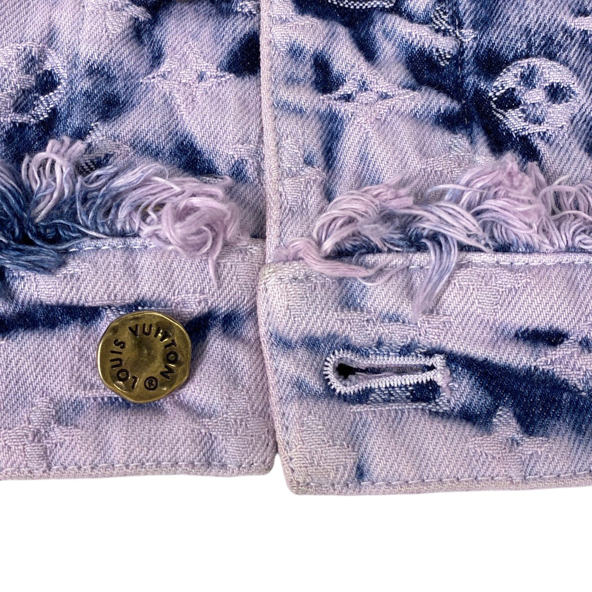 BY GLAD HAND デニム ジャケット モノグラム柄 動物ボタン LOUIS VUITTON(ルイヴィトン) ヴァージルアブロー ストライプ