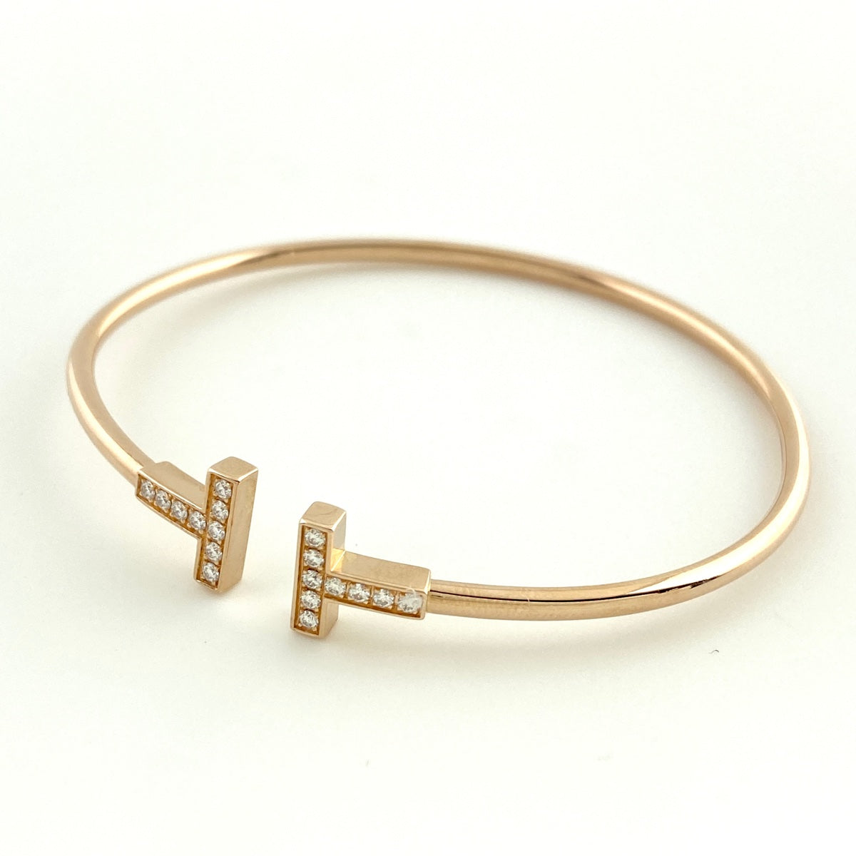 Tiffany バングル・ブレスレット 70185377 ロック 8Pダイヤ バングル（S） 新品 ｜ ティファニー