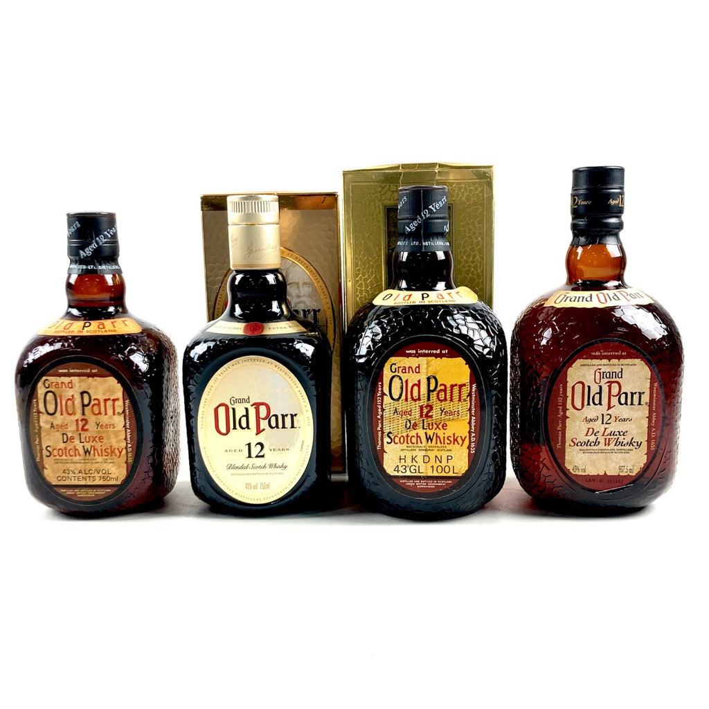 オールドパー Old Parr 12年 デラックス スコッチ 750ml ウイスキー セット 【古酒】