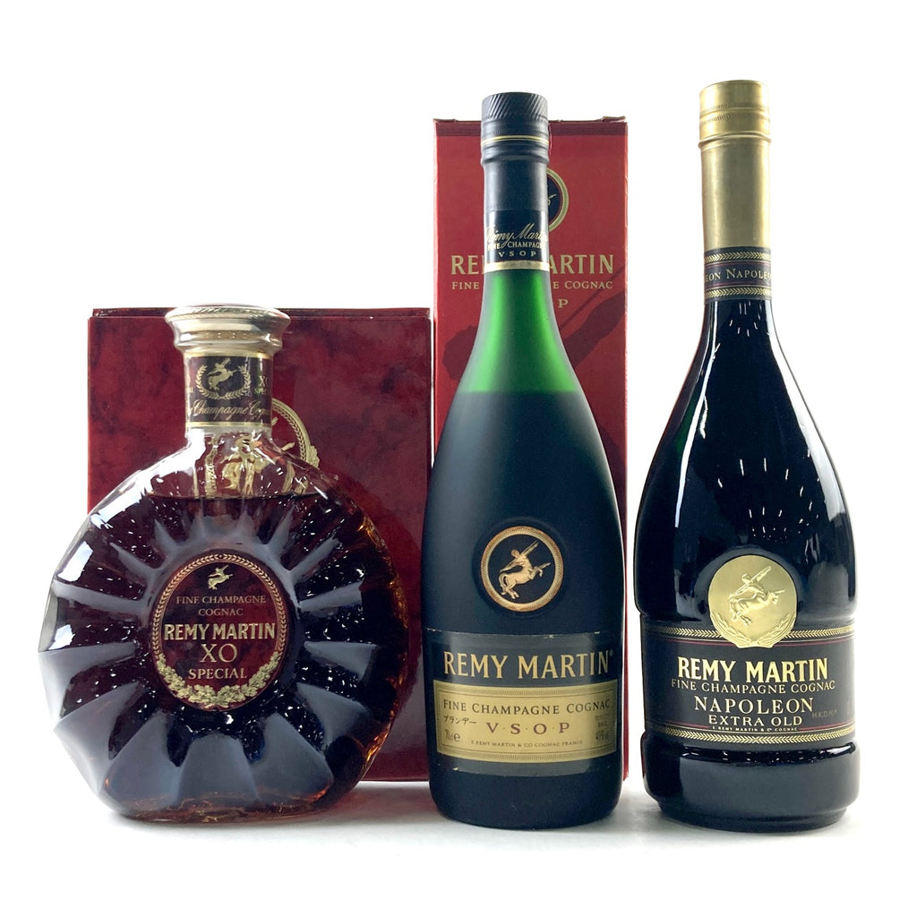 レミーマルタン REMY MARTIN XOスペシャル VSOP 旧 ナポレオン エクストラオールド コニャック 700ml ブランデー セット 【古酒】