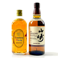 【東京都内限定お届け】サントリー SUNTORY 金花 角瓶 山崎 シングルモルト ジャパニーズ 700ml ウイスキー セット 【古酒】