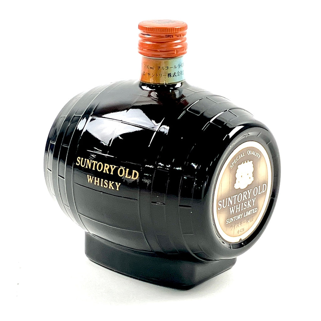 【東京都内限定お届け】サントリー SUNTORY ローヤル 二重奏ボトル スペシャルリザーブ オールド 樽型 700ml ウイスキー セット 【古酒】