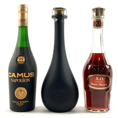 3本 オタール カミュ ドゥニ ムニエ コニャック 700ml ブランデー セット 【古酒】