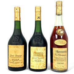3本 フラパン ヘネシー コニャック 700ml ブランデー セット 【古酒】