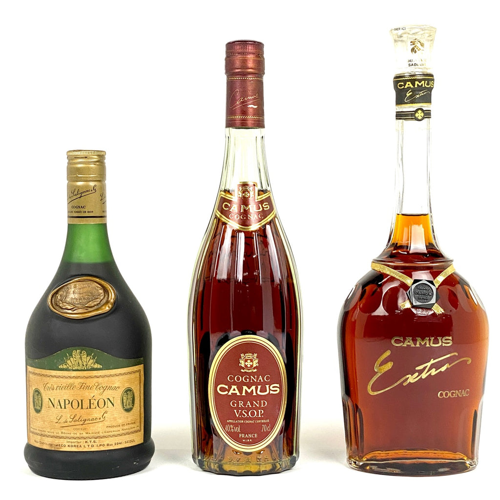 3本 L AIGLON カミュ コニャック 700ml ブランデー セット 【古酒】