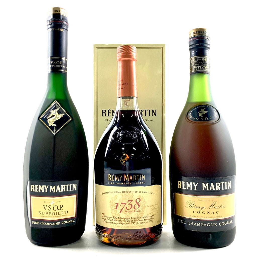 レミーマルタン REMY MARTIN VSOP スペリオール 旧旧 アコード ロイヤル 1738 コニャック 700ml ブランデー セット 【古酒】