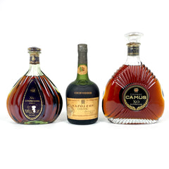 3本 カミュ クルボアジェ コニャック 700ml ブランデー セット 【古酒】liqbb