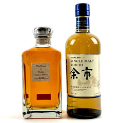 【東京都内限定お届け】 2本 ニッカ NIKKA 余市 シングルモルト ザ ブレンド オブ ニッカ 660ml ウイスキー セット 【古酒】liqbb