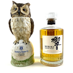 【東京都内限定お届け】 2本 サントリー SUNTORY クレスト 12年 サントリーオープン 1993 記念ボトル 響 ジャパニーズハーモニー 500ml ウイスキー セット 【古酒】liqbb