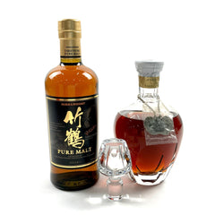 【東京都内限定お届け】 2本 ニッカ サントリー 600ml ウイスキー セット 【古酒】liqbb