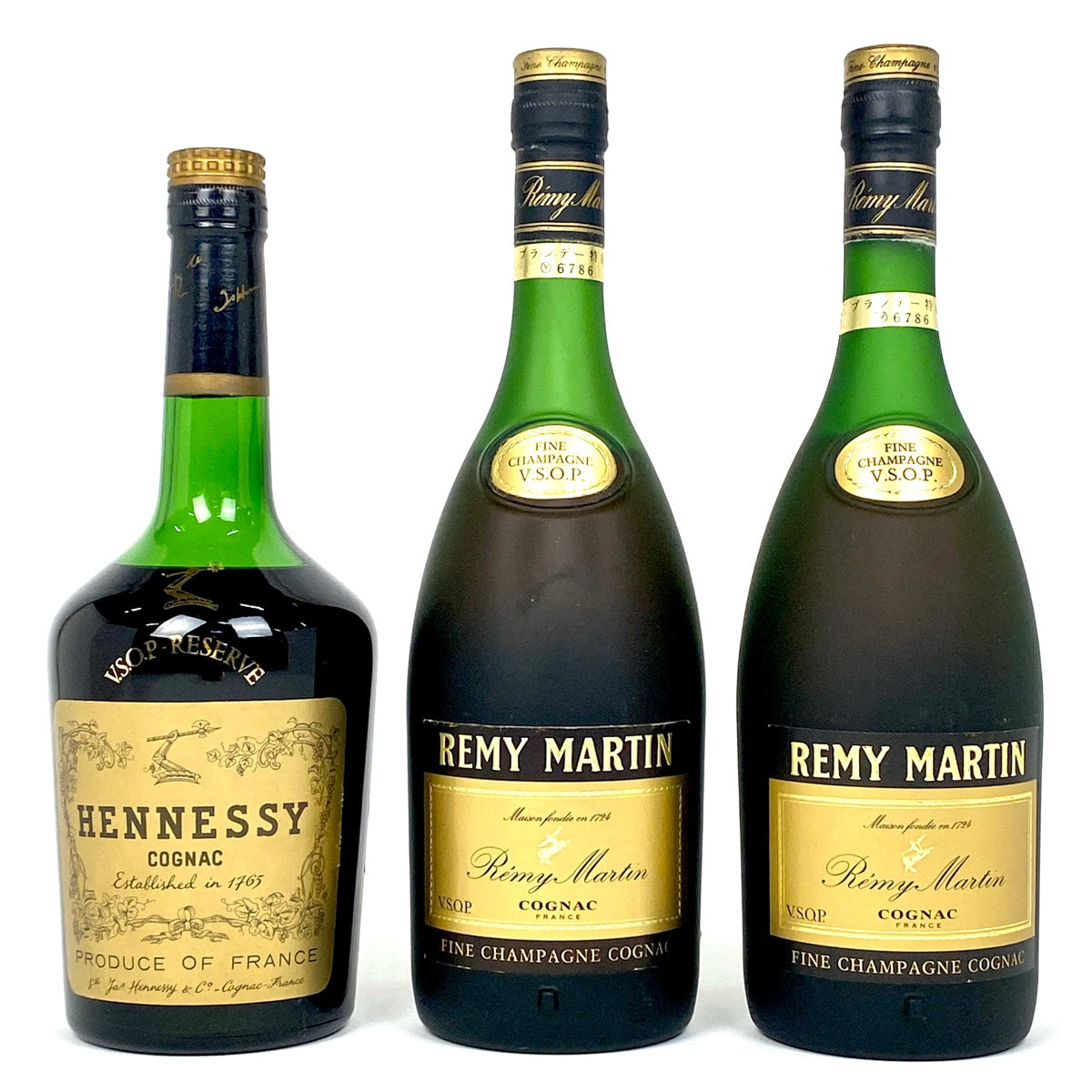 バイセル公式】3本 ヘネシー レミーマルタン コニャック 700ml