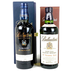 2本 バランタイン Ballantines リミテッド 17年 スコッチ 700ml ウイスキー セット 【古酒】liqbb