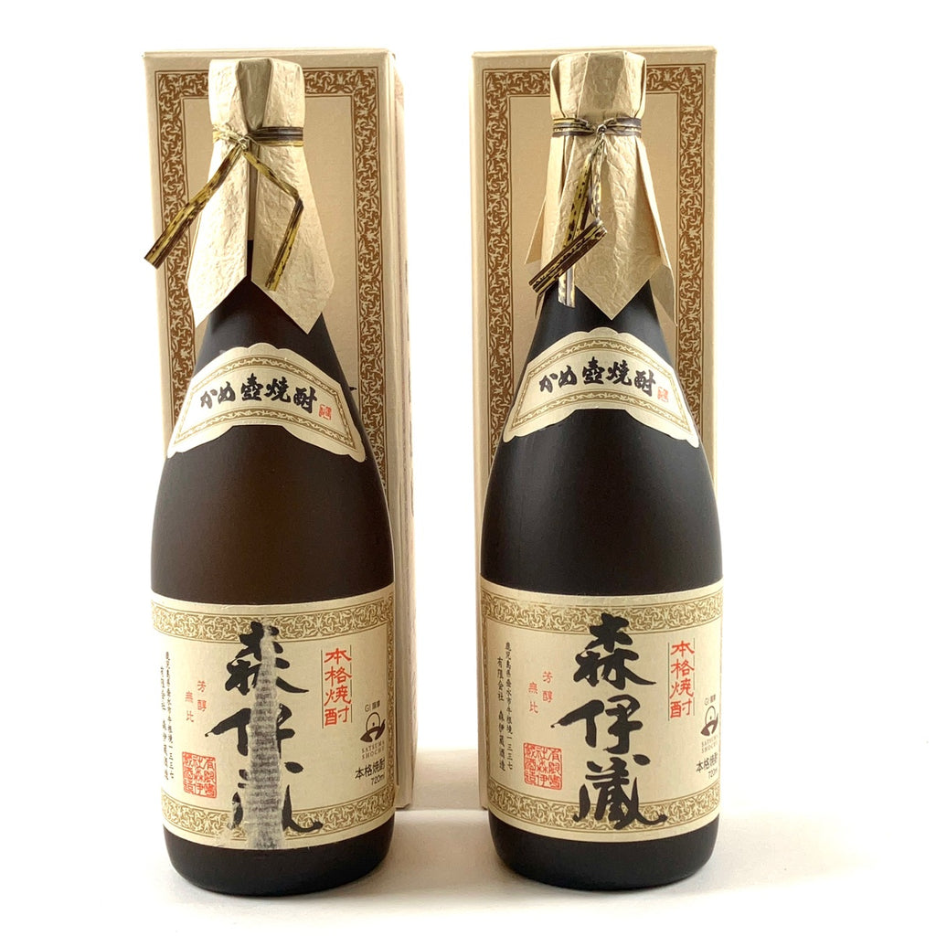 【東京都内限定お届け】 2本 森伊蔵 MORIIZOU かめ壺焼酎 JALラベル かめ壺焼酎 JALラベル 720ml 焼酎セット 【古酒】liqbb