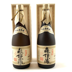 【東京都内限定お届け】 2本 森伊蔵 MORIIZOU かめ壺焼酎 JALラベル かめ壺焼酎 JALラベル 720ml 焼酎セット 【古酒】liqbb