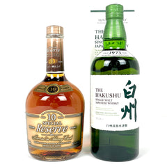 【東京都内限定お届け】 2本 サントリー SUNTORY スペシャル リザーブ 10年 シェリー樽仕上げ 白州 シングルモルト ジャパニーズ 700ml ウイスキー セット 【古酒】liqbb