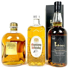 【東京都内限定お届け】 3本 ニッカ サントリー ベンチャーウイスキー 700ml ウイスキー セット 【古酒】liqbb