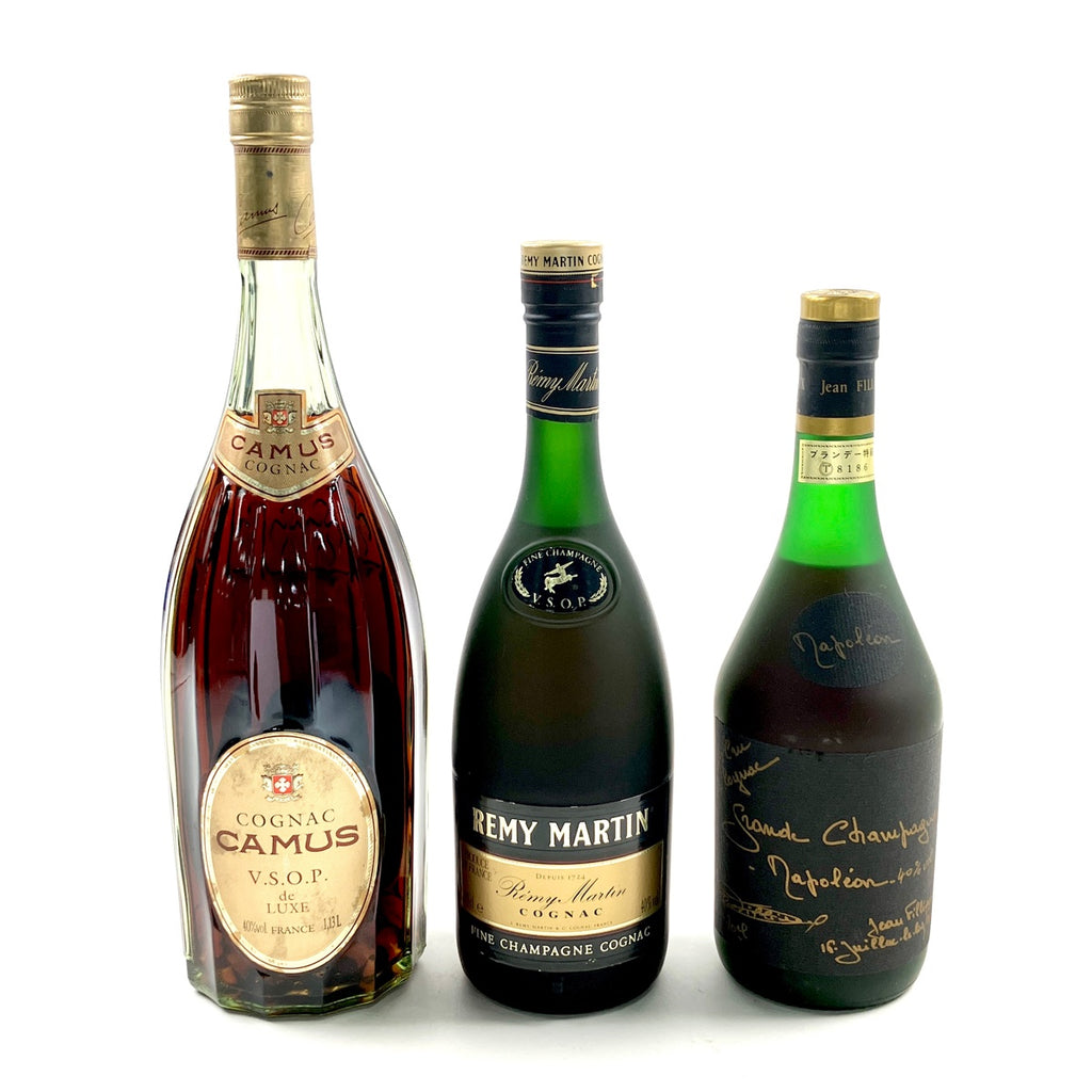 3本 カミュ ジャンフィユー レミーマルタン コニャック 700ml ブランデー セット 【古酒】liqbb