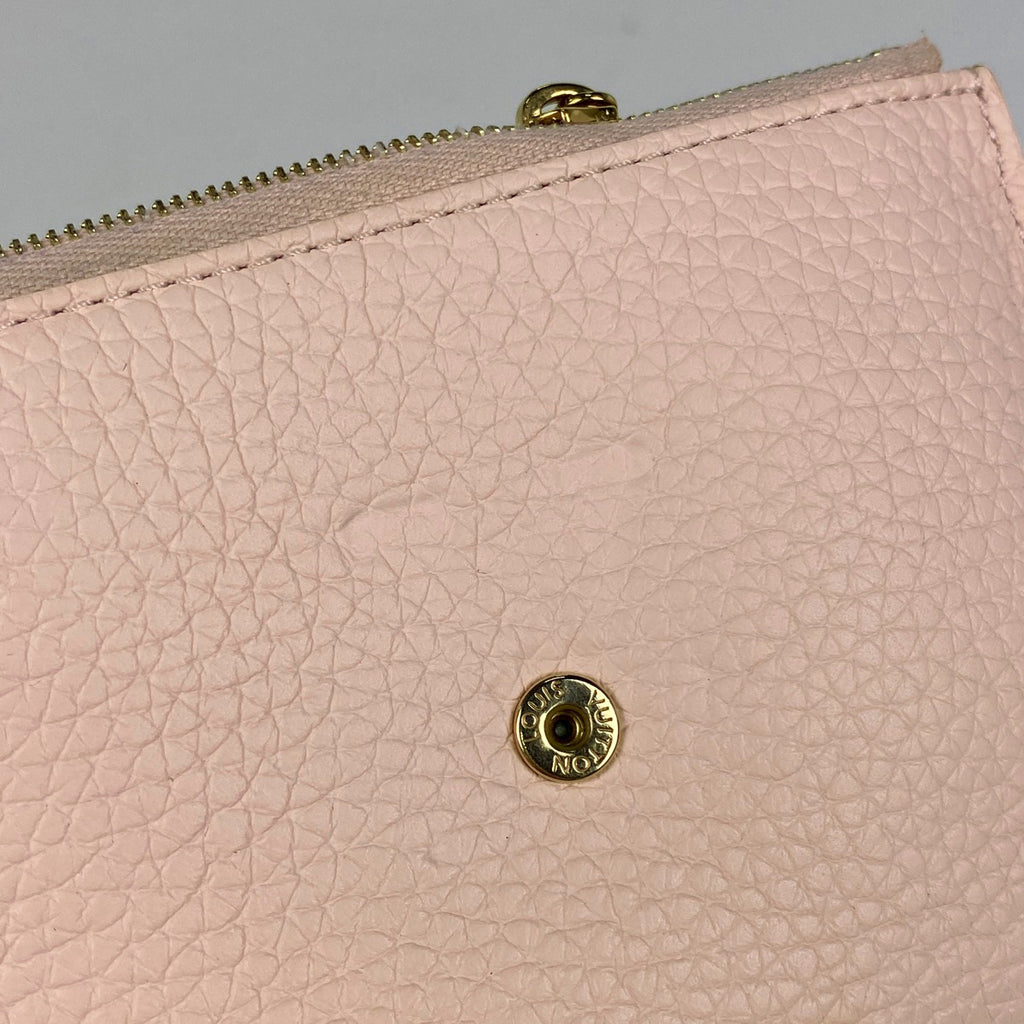 ルイ・ヴィトン ポルトフォイユ カプシーヌ コンパクト 三つ折り財布 トリヨン ジャスミンピンク M82361 レディース 【中古】 brbag