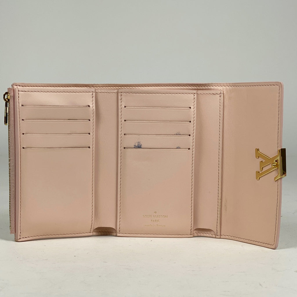 ルイ・ヴィトン ポルトフォイユ カプシーヌ コンパクト 三つ折り財布 トリヨン ジャスミンピンク M82361 レディース 【中古】 brbag