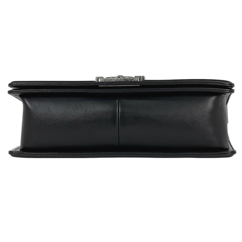シャネル ボーイシャネル チェーン ショルダーバッグ ココマーク ショルダーバッグ レザー ブラック レディース 【中古】brbag