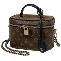 ルイ・ヴィトン ヴァニティ NV PM 2WAY ショルダーバッグ 化粧ポーチ モノグラムリバース ブラウン M45165 レディース 【中古】brbag