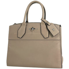 ルイ・ヴィトン シティ スティーマー MM 2WAY ショルダーバッグ ハンドバッグ レザー ベージュ M53017 レディース 【中古】brbag