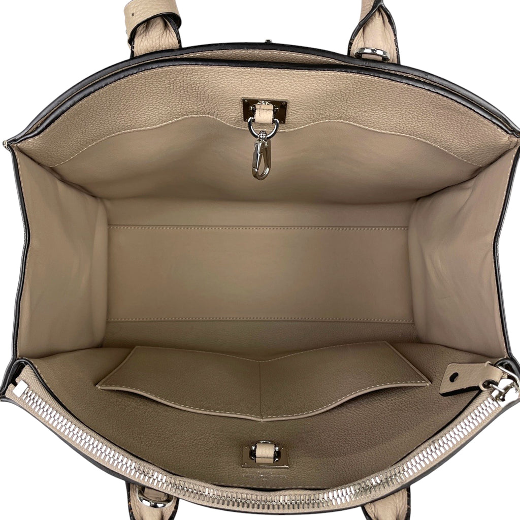 ルイ・ヴィトン シティ スティーマー MM 2WAY ショルダーバッグ ハンドバッグ レザー ベージュ M53017 レディース 【中古】brbag